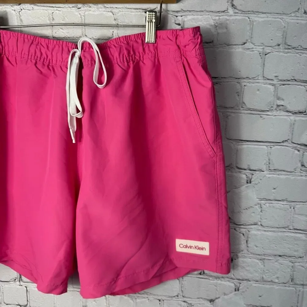 Calvin Klein Swim Trunks Size XL Pink NWOT B